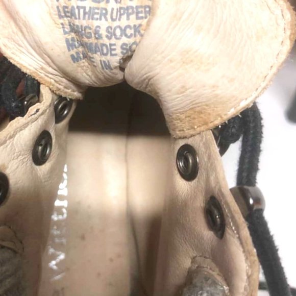 WITTNER Leather Lace Up Winter Knit Heeled Ankle Boots - Picture 6 of 6